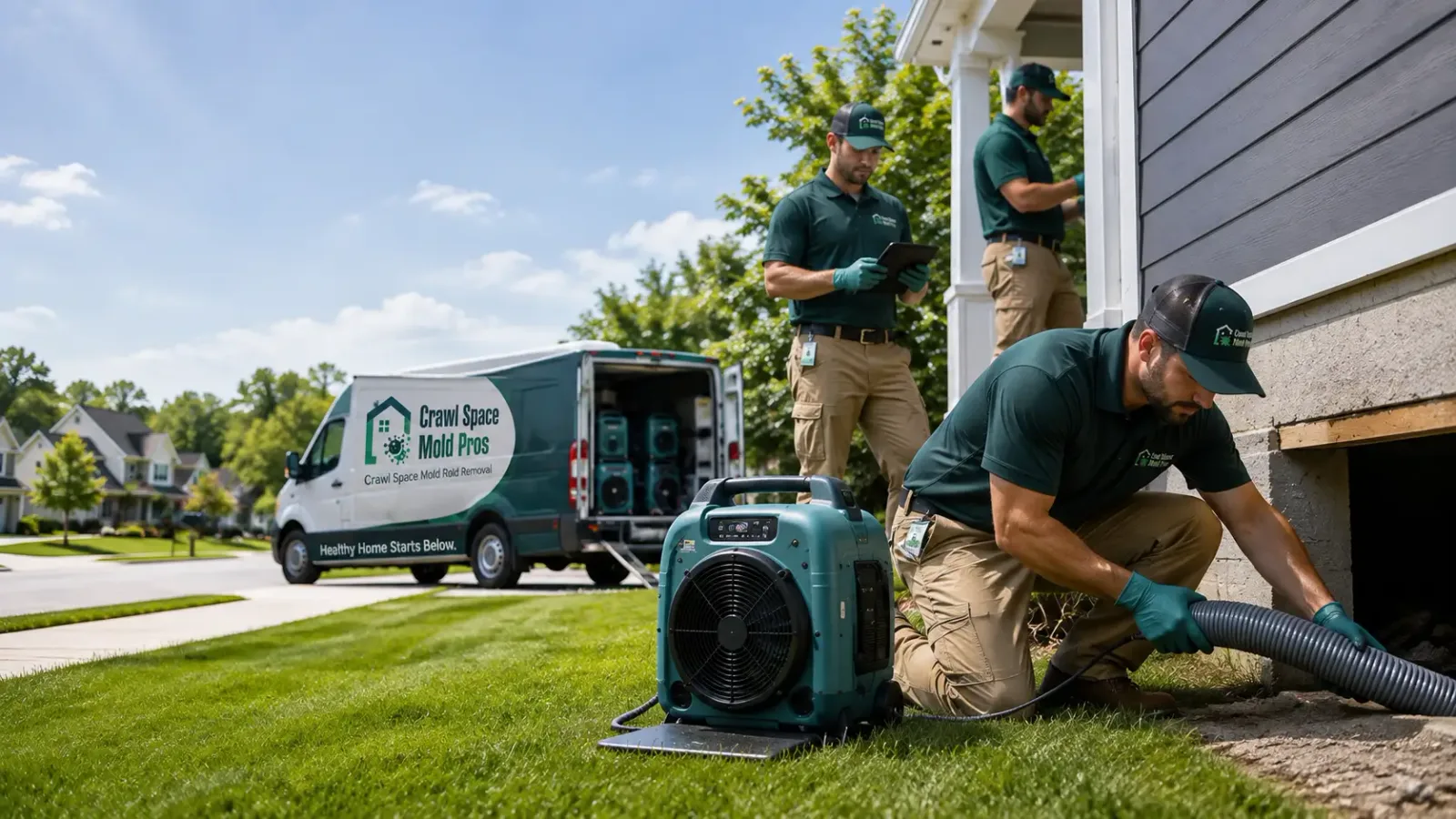 Crawl Space Mold Removal in Waverly, KS